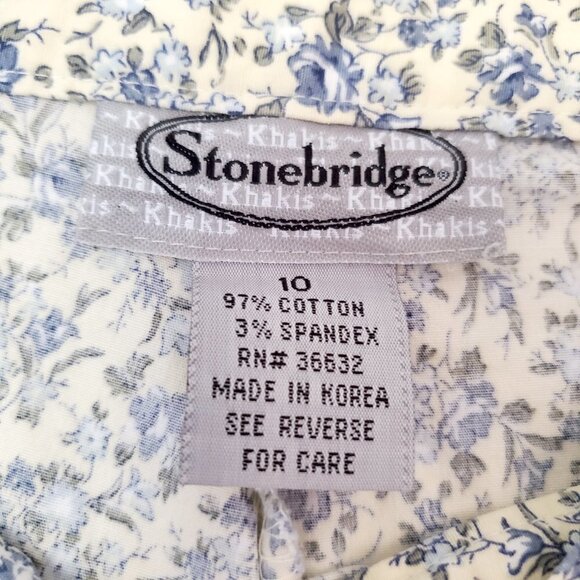 Vintage Pedal Pusher High Rise Pants, Crop Pants, Floral Cottagecore - Picture 7 of 7